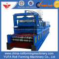 Metal floor deck tile making machine